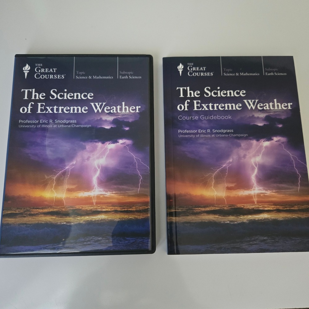 The Great Courses The Science of Extreme Weather DVD Set with Guidebook 1771